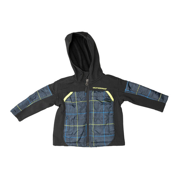 Weatherproof Boys Lightweight Hooded Jacket Black Size 18 Months - Picture 1 of 2